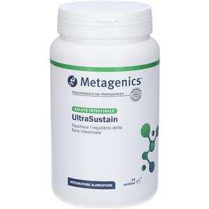 Metagenics UltraSustain - Integratore Alimentare in Polvere con Fibre Solubili, L-Glutammina e Proteine di Riso - 14 Porzioni