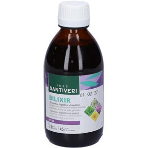 SANTIVERI Vigor Bilixir 240 ml - Integratore per Digestione e Funzione Epatiche con Genziana, Achillea, Tarassaco, Boldo e Carciofo