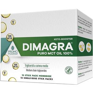 PromoPharma Dimagra MCT Oil 100% - Olio di cocco in 30 stick pack per dieta ipocalorica