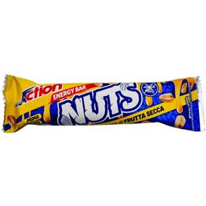 PROAction Nuts Bar Miele 30g - Barretta energetica con frutta secca e cereali, ideale per colazione e attività sportive