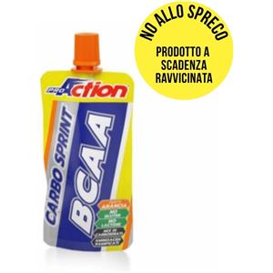 ProAction Carbo Sprint BCAA Arancia 50ml - Integratore Energetico per Ciclismo, Podismo e Triathlon