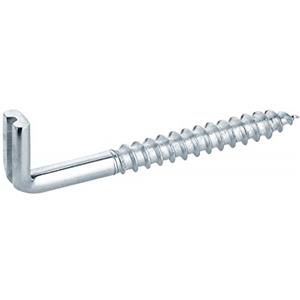 haggiy Gancio a Vite 5,8x60mm, zincato, dritto 25 pezzi