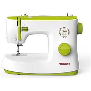 Necchi K408A Macchina per Cucire, Interno in pressofusione in Alluminio, scocca in ABS, Light Green, Regular