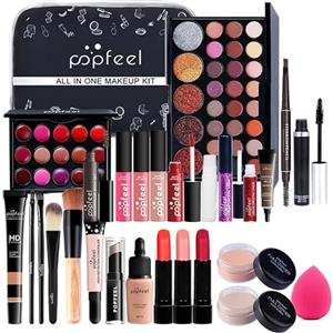 RoseFlower Trousse di Trucchi Set, Trucchi Donna Offerta Per Make Up Tavolozza Trucco Kit con Fard e Ombretti di Palette Professionali Completo Cosmetics da viaggio Per Donna & Bambina