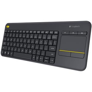 Logitech Touch K400 Plus Tastiera Wireless, Layout Italiano Qwerty, Nero - 920-007135 - 920-007135