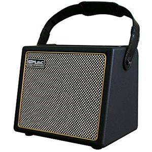 Coolmusic amplificatore portatile per chitarra acustica da 30 W con ingresso microfono, Bluetooth integrato, batteria ricaricabile con prestazioni fino a 8 ore