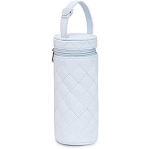 Duffi Baby | Portaborraccia in ecopelle Lux - Elegante e pratico - Facile pulizia e trasporto - Ideale per riporre e proteggere il biberon, blu, Thermos porta biberon