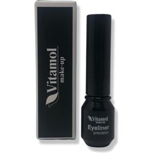 Vitamol Eyeliner Precision Vitamol Make-up Viso Trucco Occhi - Punta rigida 5 ml (nero)