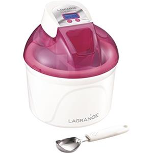 Lagrange - Gelatiera Cuve con schermo LCD, 1,5 l, colore rosso lampone