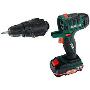 Parkside Strumento multifunzione 4 in 1: Trapano/Sega a Gattuccio/Levigatrice Multifunzione/Funzionalità senza fili