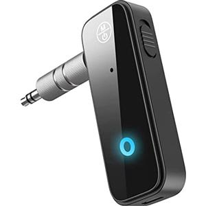 Vinmooog aux bluetooth auto ricevitore bluetooth trasmettitore bluetooth per tv,4in1 ricevitore bluetooth aux chiavetta bluetooth 5.0 vivavoce bluetooth per auto con 3.5mm AUX