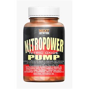 next nutrition PRE WORKOUT Stimolante Ossido Nitrico 120 Compresse GH Vigore Potenza Massa Muscolare Aumento Performance Recupero Muscolare Maca Peruviana Arginina Glutammina Citrullina Taurina Ornitina Caffeina