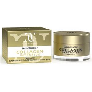 Natur Unique Ialucollagen Crema Viso 50 ml - Super Idratante, Ricompattante e Setificante con 8 Tipi di Collagene Marino