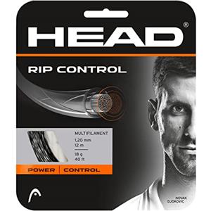 HEAD Set Rip Control, Racchetta da Tennis Unisex Adulto, Nero, 18