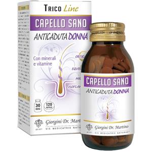Dr. Giorgini Capello Sano Anticaduta Donna - Integratore Alimentare 120 Pastiglie con Ortica, Equiseto e Biotina