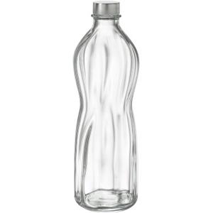 Bormioli Rocco Bottiglia Aqua in vetro trasparente da 75 cl con tappo a vite ermetico - Confezione da 6 pezzi