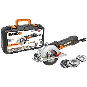 Worx WX439 sega circolare compatta ad immersione 120mm - 500w - taglio 45°