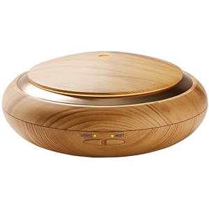 Promed Diffusore di Aromi Promed Al-150 Ws da 150 Ml, Umidificatore ad Ultrasuoni, Umidificatore per Ambienti, Lampada Aromatica Elettrica, Design in Legno con 7 Colori, Luce LED, Aromaterapia