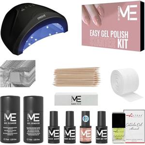 ALTÉAX MESAUDA kit Semipermanente Unghie Starter Me Easy Gel Polish NUDE + Fornetto Led 48W - Kit Smalto Semipermanente Unghie 5ml New Formula + OMAGGIO Olio Cuticole ALTÉAX® con Accessori e Istruzioni