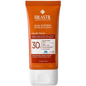 Rilastil Sun System Crema Vellutata SPF 30 - Protezione Solare Idratante per Viso 50 ml