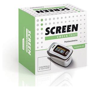 Screen Italia Srl Pulsossimetro - Misura Saturazione Ossigeno e Pulsazioni, Dispositivo Medico CE 0482