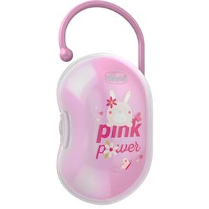 Chicco Porta Succhietto Rosa per Due Ciucci - Sterilizzabile e Pratico, Età Consigliata 0 M