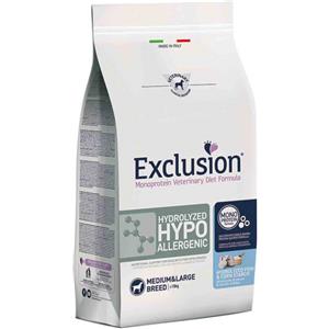 Exclusion Diet Hypoallergenic Hydrolyzed 12 kg Pesce e Amido di Mais Per Cane