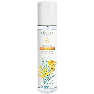 Essences Bulgaria | Acqua Floreale di Elicriso Biologica 250 ml | 100% Puro e Naturale | Nebbia di Bellezza Rinfrescante Antietà | Ottimo Dopobarba | Senza Alcool | Struccante | Idratante