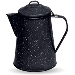 WARMCOOK CINSA-315600-Caffettiera Teiera in acciaio smaltato-2 tazze-nero