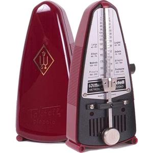 WITTNER 834 Taktell Piccolo METRONOMO MECCANICO Rosso Rubino BPM: 40-208
