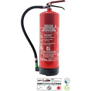Gloria SD6 Estintore, schiuma 6 litri