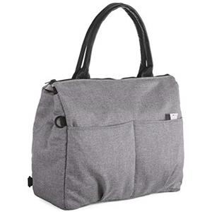 Chicco - Borsa organizer con fasciatoio, con manici, tracolla o da appendere al passeggino del bambino, colore grigio (Cool Grey)