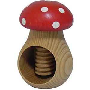 Wooden World Schiaccianoci in legni di faggio naturale milto solido fungo - fungo velenoso