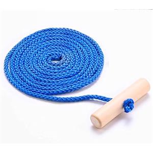 TK Gruppe Timo Klingler Corda di Traino Blu, 1,50 m - 150 cm, Corda di Traino per Bambini per slitte e slittini in Inverno (Blu)