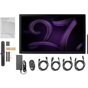 Wacom Tavoletta grafica Wacom Cintiq Pro 27 senza supporto (risoluzione 4K, display 26.9 pollici, supporto Gamma HDR, Pantone Validated, 99% Adobe RGB, nuova penna Wacom Pro Pen 3, multi-touch)
