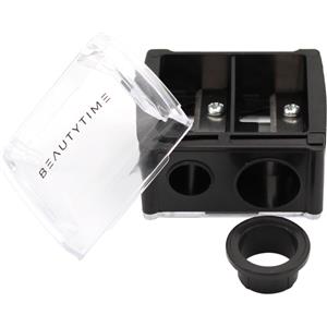Beautytime BT 298 Temperino per Matite da Trucco con Doppia Lama e Raccoglitore