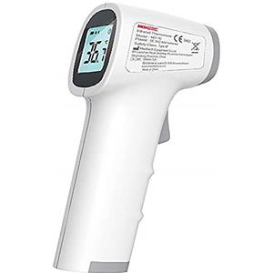 GOVITA TERMOMETRO DIGITALE AD INFRAROSSI Allarme Temperatura Multifunzione 4 In 1 MISURAZIONE SENZA CONTATTO ISTANTANEO FRONTALE PER MISURAZIONE FEBBRE A DISTANZA SENZA CONTATTO TERMOSCANNER Certificato CE