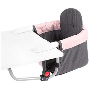 CHIC 4 BABY 351 67 - Seggiolino da tavolo Relax, grigio scuro-rosa