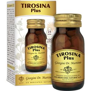 Dr. Giorgini Tirosina Plus - Integratore Alimentare per la Tiroide e il Sistema Nervoso - 100 Pastiglie