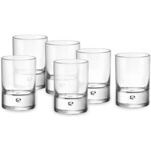 BORMIOLI ROCCO Bicchieri Shot Barglass in Vetro 5cl - Confezione da 6, Design Elegante con Base a Bolle