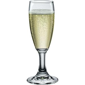 Bormioli Rocco Calypso Calice Fluttino 10 cl - Set da 6 Bicchieri in Vetro Trasparente per Spumante