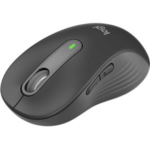 Logitech Signature M650 L Mouse wireless - Per mani grandi, Durata Batteria 2 anni, Clic Silenziosi, Tasti Personalizzabili, Bluetooth, per PC/Mac/Più dispositivi/Chromebook - Grafite