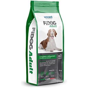 La zappa Crocchette Vincent per cani attivi Fidog Adult a base di carne, verdure e cerali (20 kg)