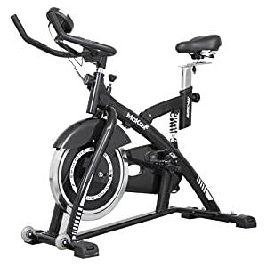 Generico Spin Bike MK329 Volano 15Kg Trasmissione a Cinghia Telaio Ammortizzato Display LCD