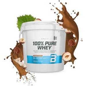 BioTechUSA 100% Pure Whey | Proteine in polvere con BCAA e glutammina | Senza glutine, senza olio di palma | 21g di proteine per porzione, 1 kg, Cioccolato-Burro di arachidi
