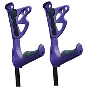 FDI Coppia di stampelle opticomfort Premium, Violetto