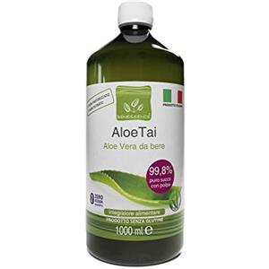 Benessence - Succo E Polpa Di Aloe Vera Da Bere Non Pastorizzato e Non Filtrato - Liquido 1000 ML stimola le funzioni depurative dell'organismo, facilita la digestione