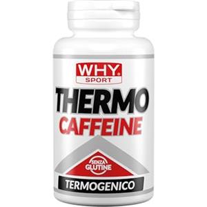 WHY SPORT THERMO CAFFEINE - Brucia Grassi - Pre Workout - Integratore Alimentare Termogenico - 90 Compresse