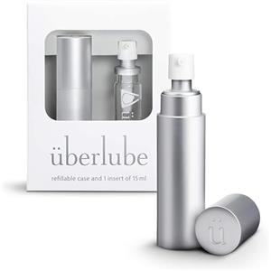 Uberlube Überlube Gel Lubrificante Sessuale Intimo | Lubrificante al Silicone per Sesso, Rapporti Intimi, Anale con Vitamina E | Inodore, Insapore, Zero Residui, Funziona anche in Acqua - 15ml Oro
