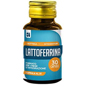 LABOTTEGADEGLIINTEGRATORI LATTOFERRINA 200 mg 30 Capsule | 1 Capsula al giorno LA BOTTEGA DEGLI INTEGRATORI